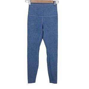 Lululemon Wunder Under High-Rise Tight 25" *Full-On Luxtreme Washed Moon Blue 4